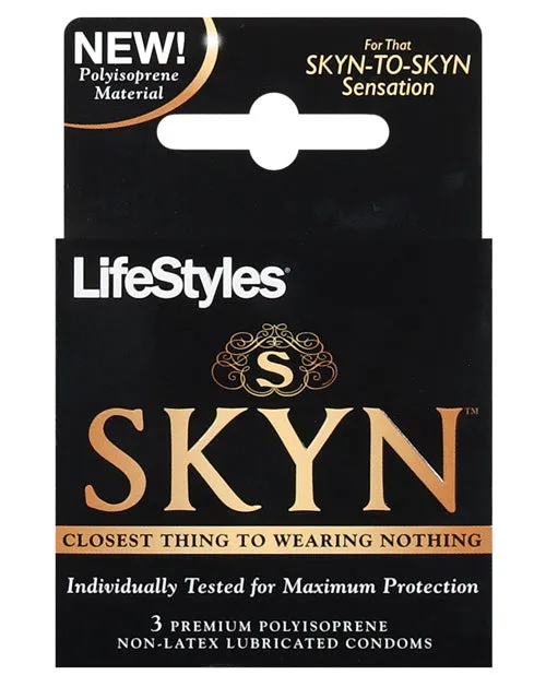 Male Sex Toys Lifestyles Lifestyles Skyn Original Non Latex Lubricated Condoms 3Pack