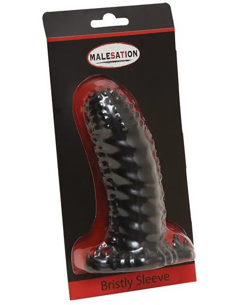 Male Sex Toys Malesation MALESATION Bristly Sleeve Black