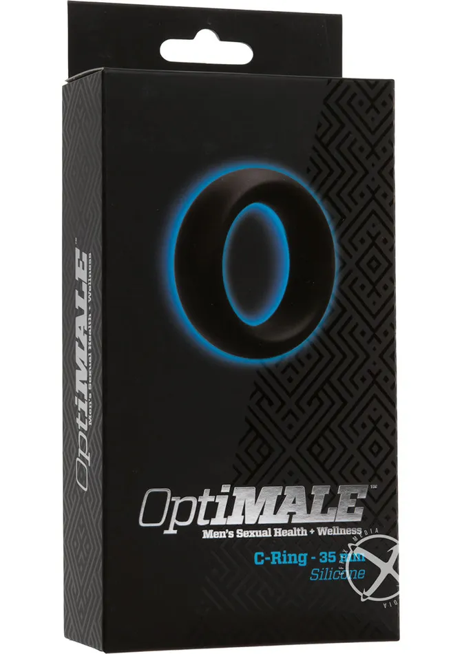 Male Sex Toys Opti Male OptiMALE Silicone Cock Ring 35mm Black