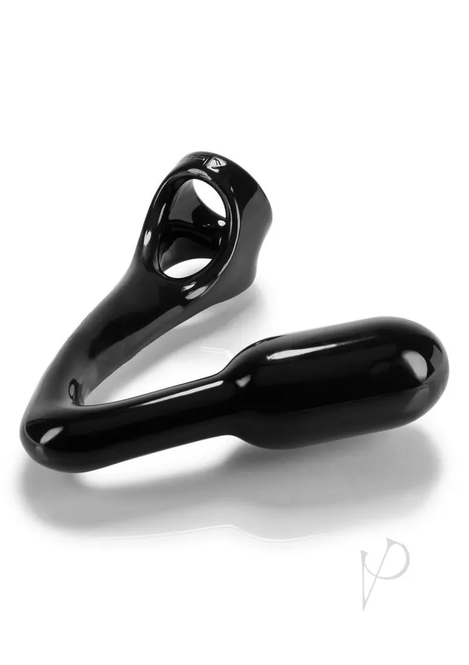 Male Sex Toys Oxballs Oxballs Atomic Jock AssX AssLock Cock Sling with Anal Plug 11in Black