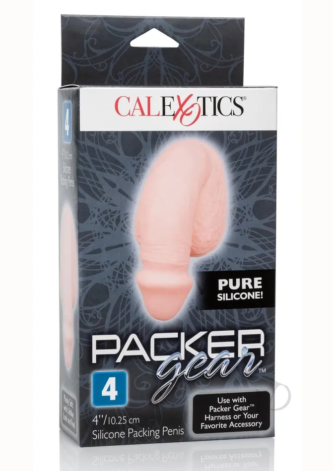 Male Sex Toys Packer Gear Packer Gear Silicone Packing Penis 4in Vanilla
