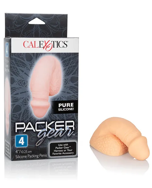 Male Sex Toys Packer Gear Packer Gear Silicone Packing Penis 4in Vanilla