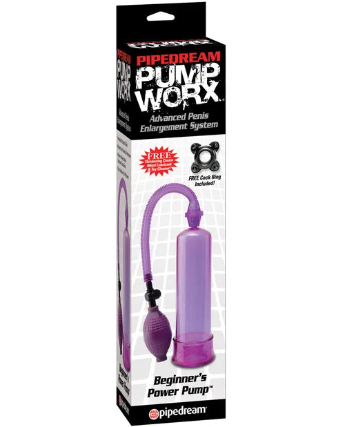 Male Sex Toys Pump Worx Beginners Power Pump Advanced Penis Enlargement System Purple Pump Worx