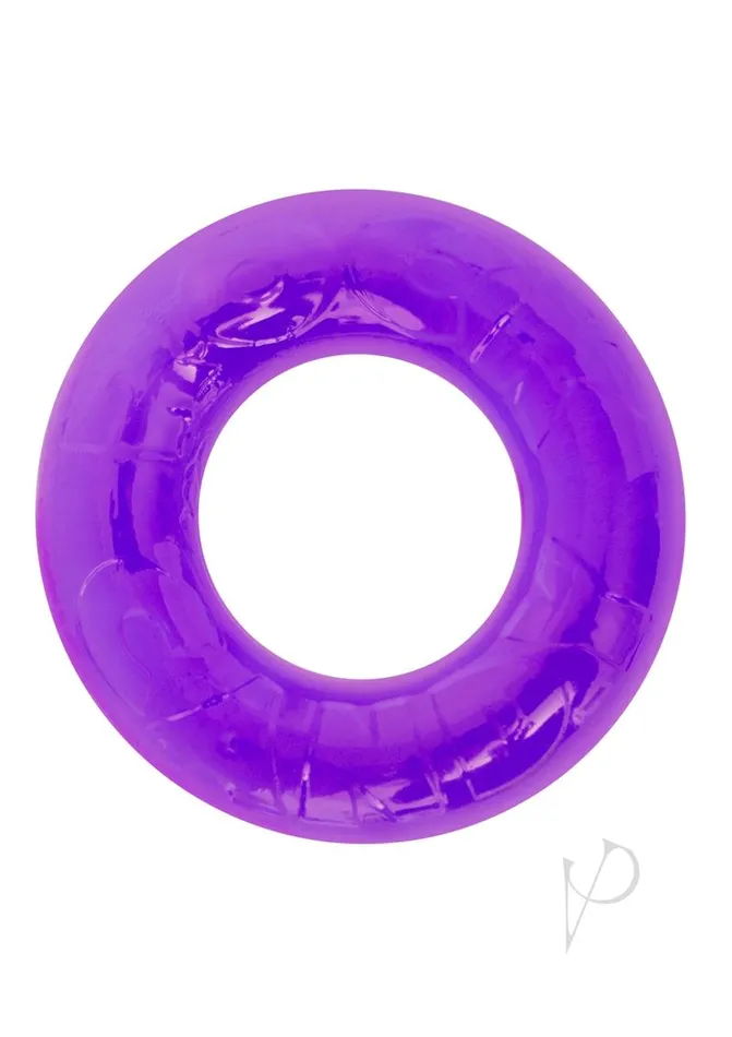 Male Sex Toys Rock Candy Toys Gummy Cock Ring Purple
