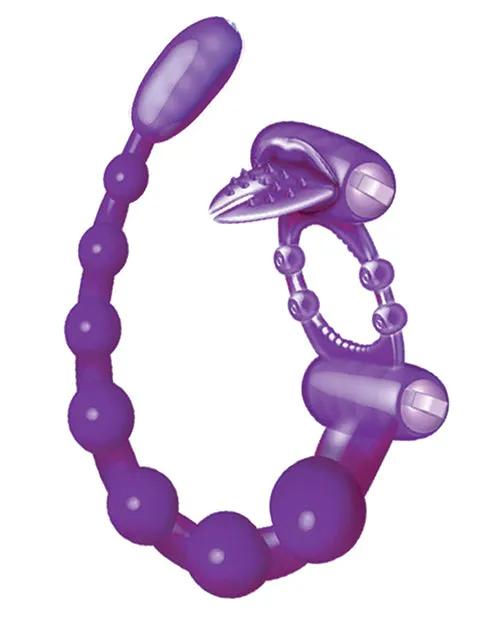 Male Sex Toys Wet Dreams Super Xtreme Vibrating Scorpion Silicone Cock Ring Waterproof Purple