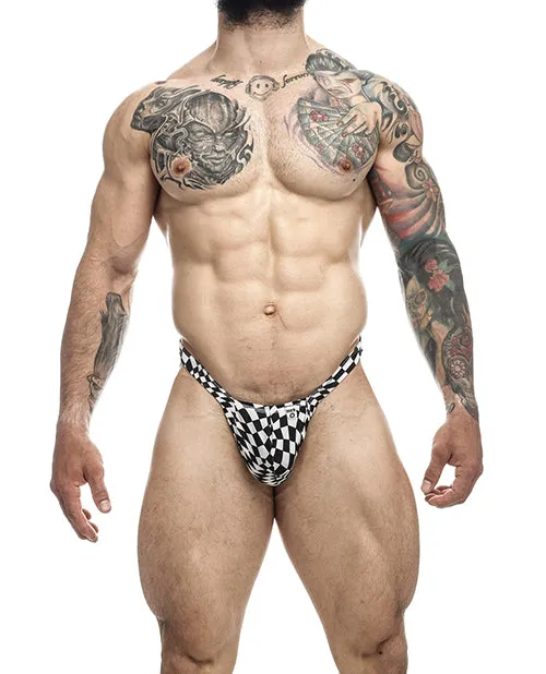 Malebasics Male Sex Toys Male Basics Y Buns Thong Checkers SM