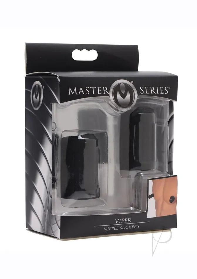 Master Series Anal Master Series Viper Nipple Suckers Black
