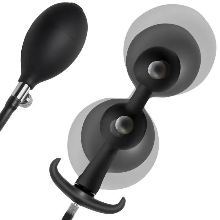Master Series Male Sex Toys Ass Rattler Weighted Inflatable Silicone Anal Plug Master Series Male Sex Toys Ass Rattler Weighted Inflatable Silicone Anal Plug