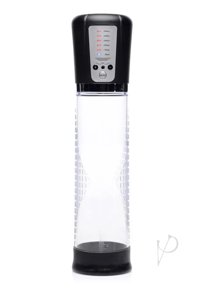 Master Series Pumping Master Rechargeable Penis Pump Clear Master Series Male Sex Toys