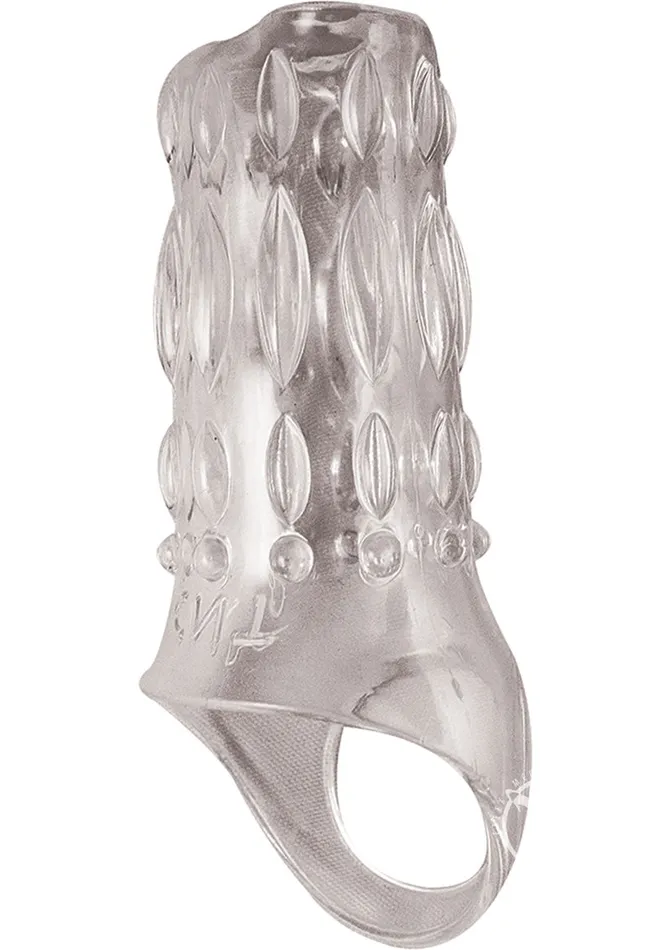Maxx Men Male Sex Toys Maxx Men Erection Sleeve Cock Ring Clear