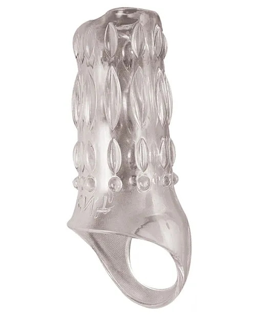 Maxx Men Male Sex Toys Maxx Men Erection Sleeve Cock Ring Clear