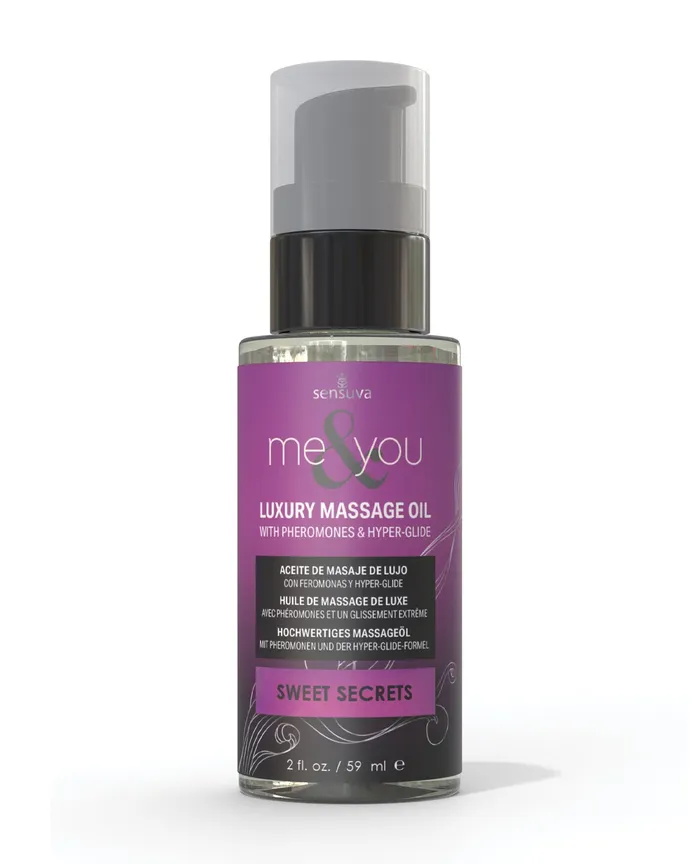 Me And You Couples Me and You Pheromone Infused Luxury Massage Oil Sweet Secrets 2oz Me And You Couples Me and You Pheromone Infused Luxury Massage Oil Sweet Secrets 2oz