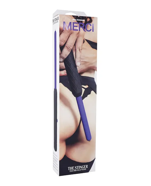 Merci Vibrators Merci The Stinger Electroplay Wand BlackPurple Merci Vibrators Merci The Stinger Electroplay Wand BlackPurple