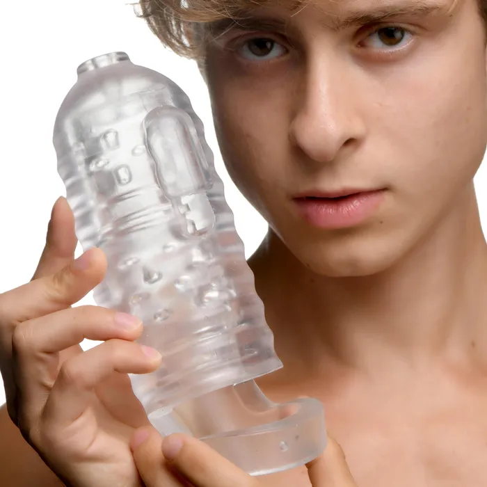 Milker Masturbator with Ball Strap LoveBotz Male Sex Toys