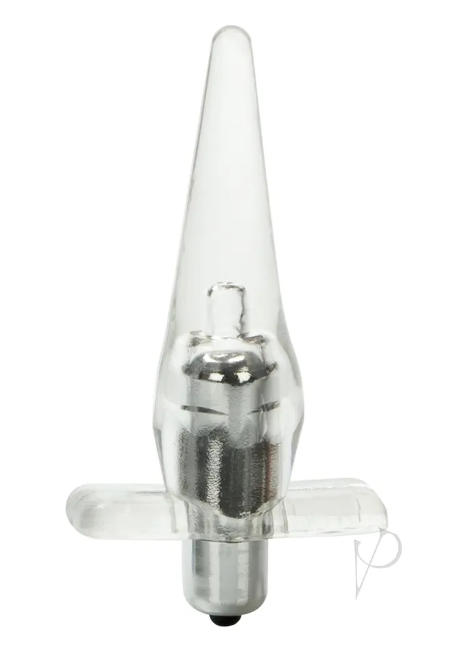 Mini Vibro Tease Vibrating Butt Plug Clear Anal Anal Mini Vibro Tease Vibrating Butt Plug Clear Anal Anal