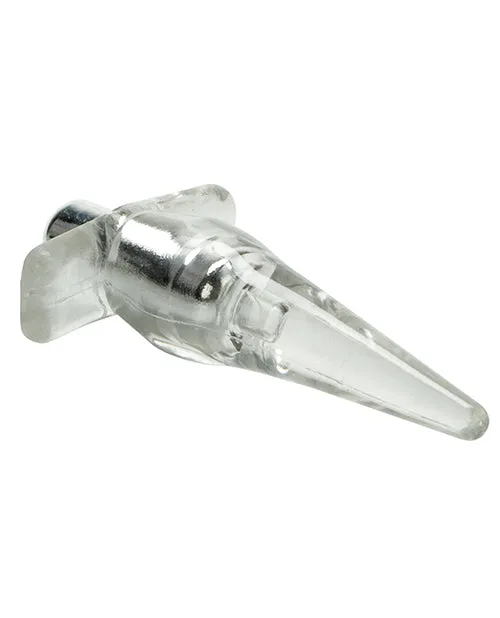 Mini Vibro Tease Vibrating Butt Plug Clear Anal Anal Mini Vibro Tease Vibrating Butt Plug Clear Anal Anal
