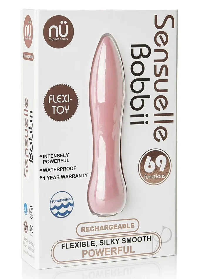 Nu Sensuelle Bobbii Rechargeable Silicone Bullet Millennial Pink Nu Sensuelle Vibrators Nu Sensuelle Bobbii Rechargeable Silicone Bullet Millennial Pink Nu Sensuelle Vibrators
