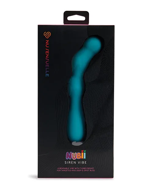 Nu Sensuelle Siren Nubii Bendable Rechargeable Silicone GSpot Vibrator Blue Nu Sensuelle Vibrators Nu Sensuelle Siren Nubii Bendable Rechargeable Silicone GSpot Vibrator Blue Nu Sensuelle Vibrators