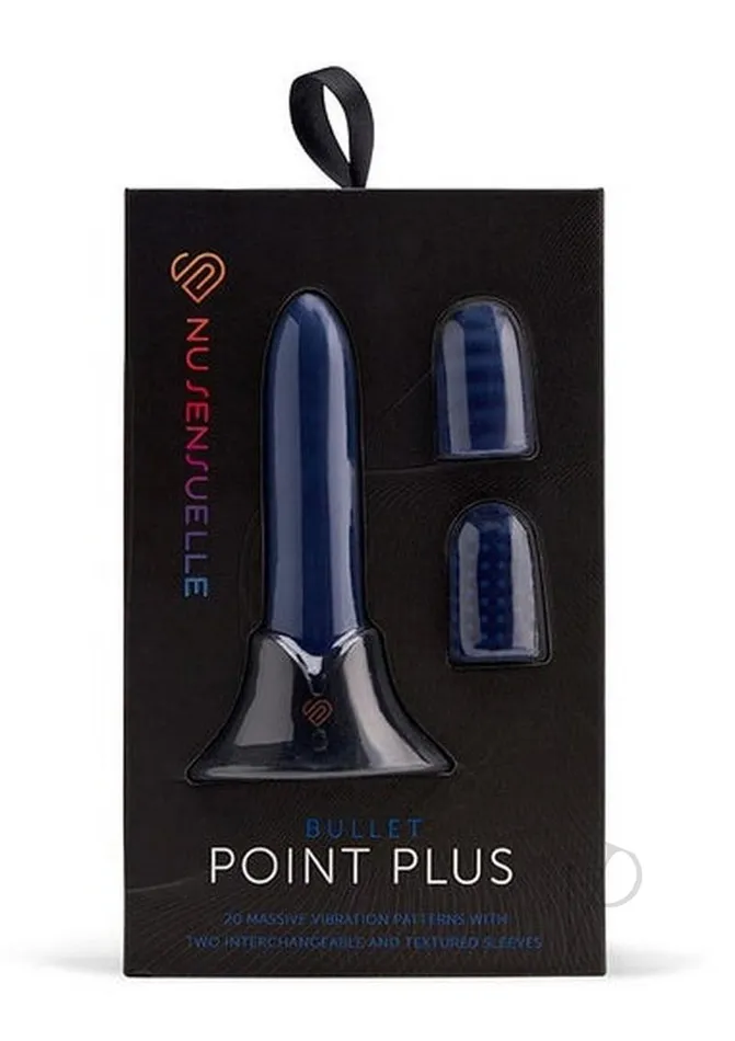 Nu Sensuelle Vibrators Nu Sensuelle Point Plus Rechargeable Silicone Bullet Navy Blue Nu Sensuelle Vibrators Nu Sensuelle Point Plus Rechargeable Silicone Bullet Navy Blue