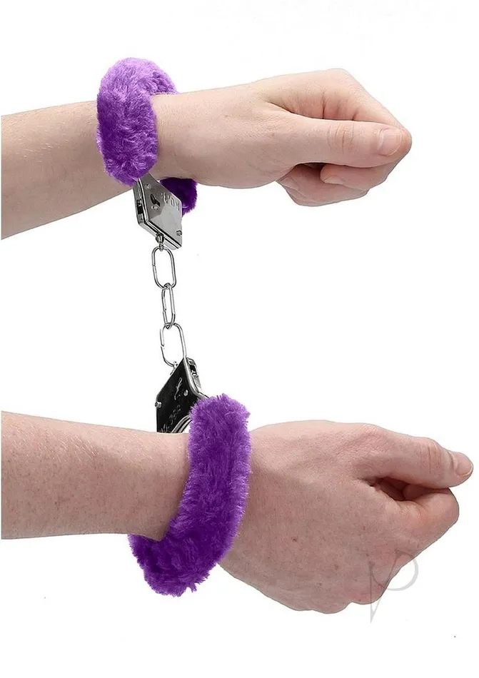 Ouch Beginners Handcuffs Furry Purple Ouch Vibrators Ouch Beginners Handcuffs Furry Purple Ouch Vibrators