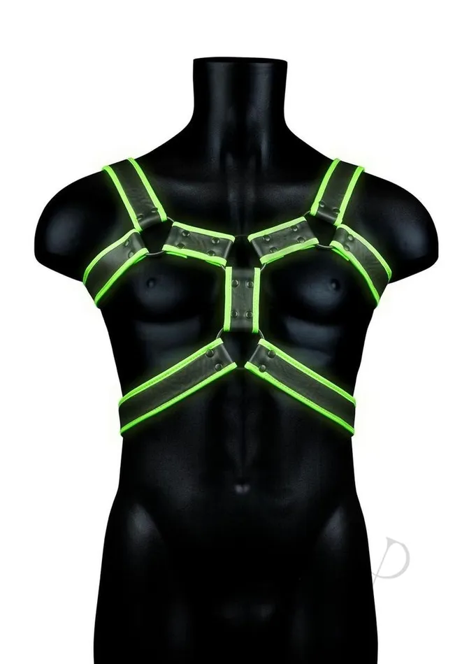 Ouch Bonded Leather Body Harness Glow in the Dark LargeXLarge Green Ouch Female Sex Toys Ouch Bonded Leather Body Harness Glow in the Dark LargeXLarge Green Ouch Female Sex Toys