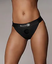 Ouch Vibrating StrapOn Panty Harness with Open Back with Rechargeable Bullet ML Black Ouch Female Sex Toys Ouch Vibrating StrapOn Panty Harness with Open Back with Rechargeable Bullet ML Black Ouch Female Sex Toys