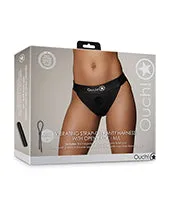 Ouch Vibrating StrapOn Panty Harness with Open Back with Rechargeable Bullet ML Black Ouch Female Sex Toys Ouch Vibrating StrapOn Panty Harness with Open Back with Rechargeable Bullet ML Black Ouch Female Sex Toys