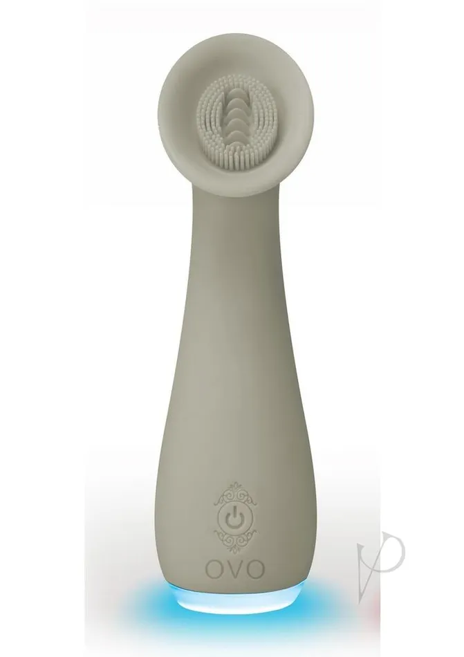 OVO Alina Rechargeable Silicone Clitoral Vibrator Gray Ovo Female Sex Toys