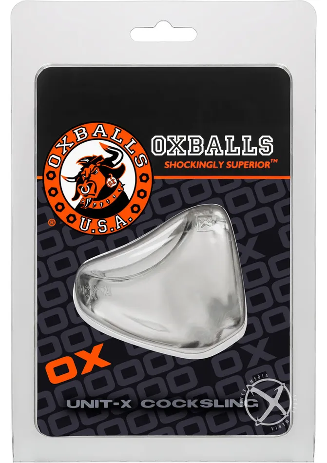 Oxballs Atomic Jock UnitX Cock Sling Clear Oxballs Dildos