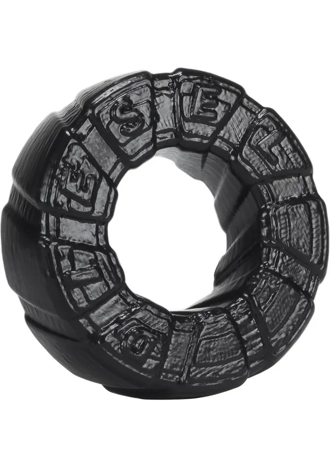 Oxballs Male Sex Toys Oxballs Diesel Silicone Cock Ring Black