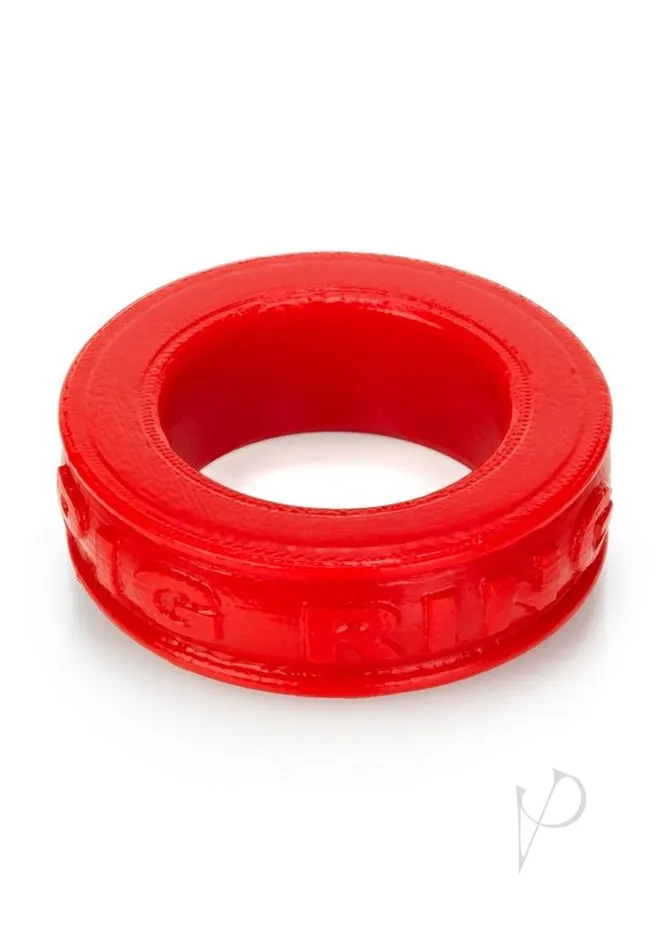 Oxballs Male Sex Toys Oxballs Pig Ring Silicone Cock Ring Red