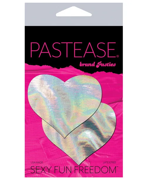 Pastease Anal Pastease Premium Hologram Heart Silver OS Pastease Anal Pastease Premium Hologram Heart Silver OS