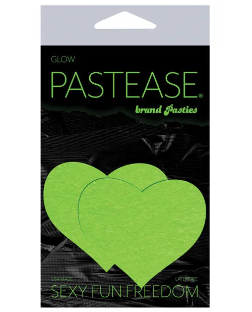 Pastease Premium Heart Glow in the Dark Green OS Pastease Female Sex Toys