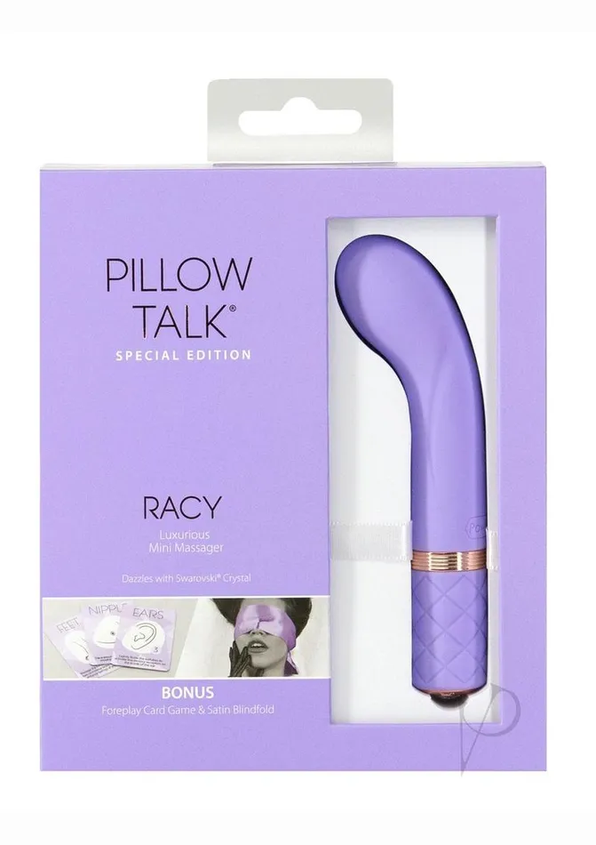 Pillow Talk Special Edition Racy Silicone Rechargeable GSpot Mini Vibrator PurpleRose Gold Pillowtalk Vibrators Pillow Talk Special Edition Racy Silicone Rechargeable GSpot Mini Vibrator PurpleRose Gold Pillowtalk Vibrators