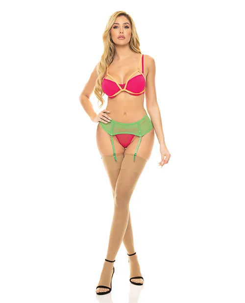 Pink Lipstick Come to Me Bra Garter Belt GString Neon ML Pink Lipstick Vibrators Pink Lipstick Come to Me Bra Garter Belt GString Neon ML Pink Lipstick Vibrators