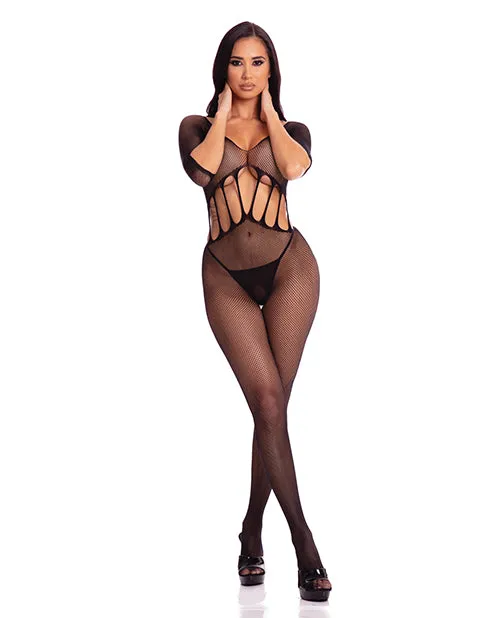 Pink Lipstick Vibrators Pink Lipstick Amplify Crotchless Bodystocking Black OS Pink Lipstick Vibrators Pink Lipstick Amplify Crotchless Bodystocking Black OS