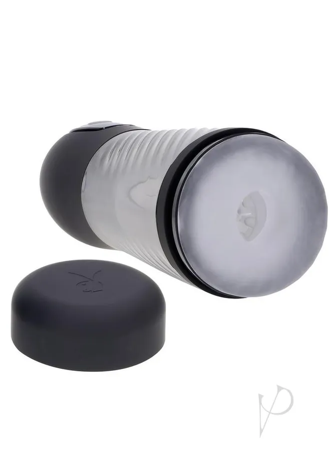 Playboy Vibrators Playboy Whirlwind Rechargeable Thrusting and Spinning Stroker Black Playboy Vibrators Playboy Whirlwind Rechargeable Thrusting and Spinning Stroker Black