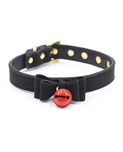 Plesur Cat Bell Bow Tie Collar Black Plesur Anal