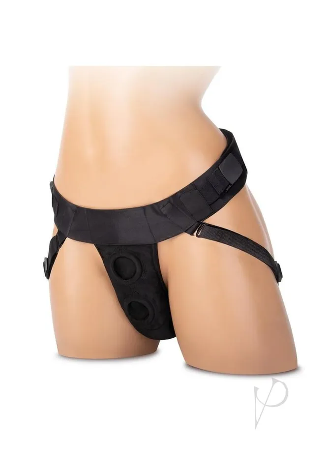 Plus Size Whipsmart WhipSmart Double Penetration Jock Strap Harness Plus Size Black Plus Size Whipsmart WhipSmart Double Penetration Jock Strap Harness Plus Size Black