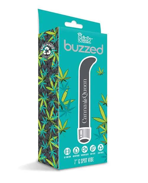 Prints Charming Buzzed 7 GSpot Vibe Canna Queen Black Vibrators Prints Charming Buzzed 7 GSpot Vibe Canna Queen Black Vibrators