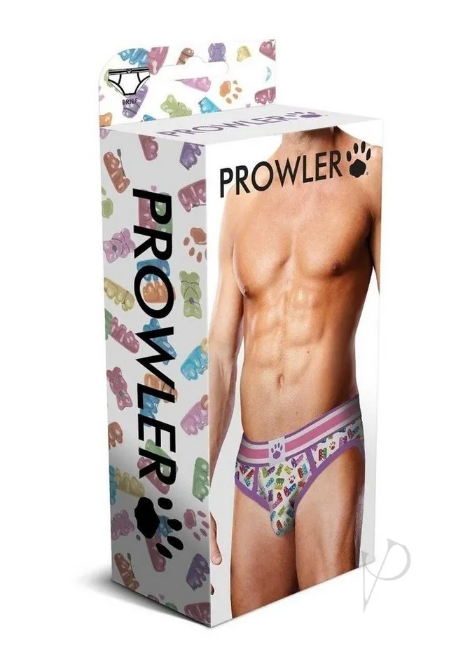 Prowler Female Sex Toys Prowler Gummy Bears Brief Large WhiteMulticolor