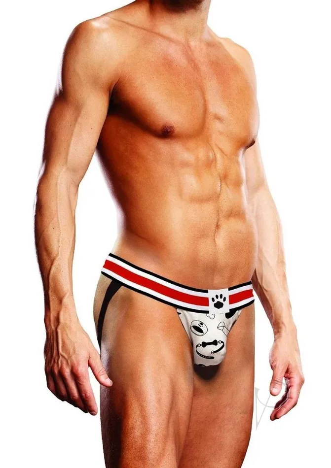 Prowler Puppie Print Jock Medium WhiteBlack Prowler Anal Prowler Puppie Print Jock Medium WhiteBlack Prowler Anal