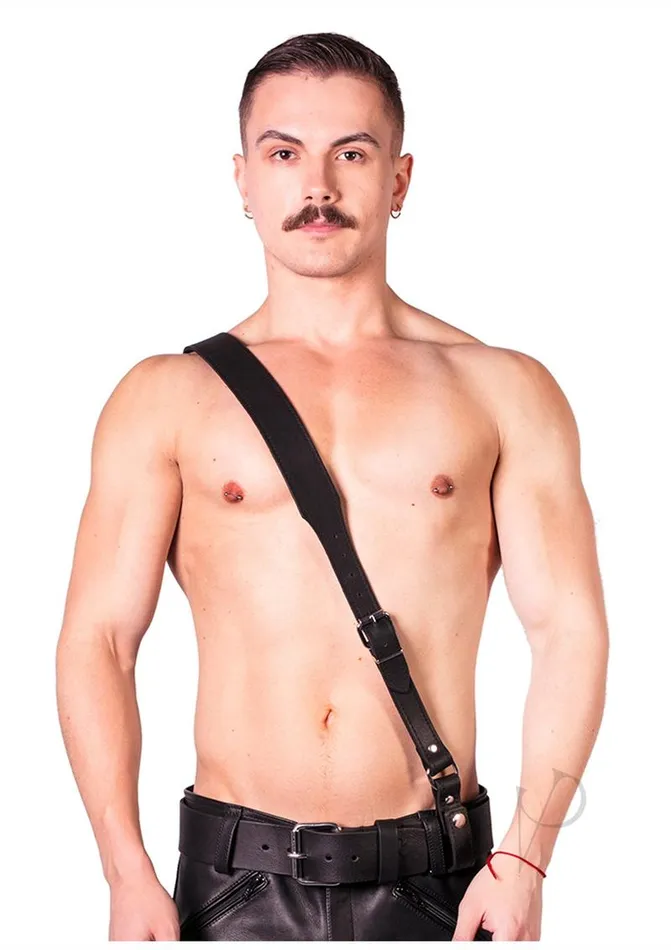 Prowler Red Anal Prowler RED Sam Browne Belt Small Black