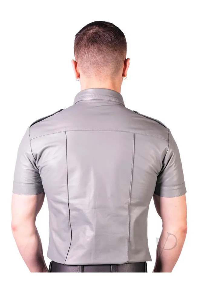 Prowler Red Anal Prowler RED Slim Fit Police Shirt XXLarge Gray