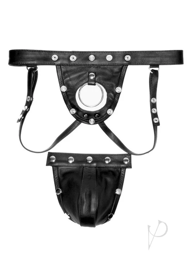 Prowler RED Leather Harness Jock XLarge Black Prowler Red Restraints Prowler RED Leather Harness Jock XLarge Black Prowler Red Restraints