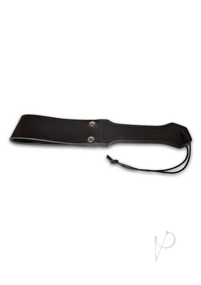 Prowler Red Restraints Prowler RED Leather Paddle Small Black