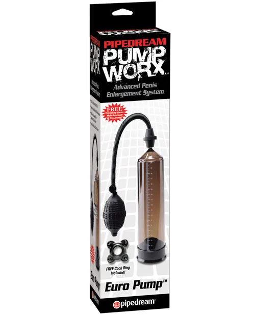 Pump Worx Male Sex Toys Pump Worx Euro Pump Advanced Penis Enlargement System Smoke And Black