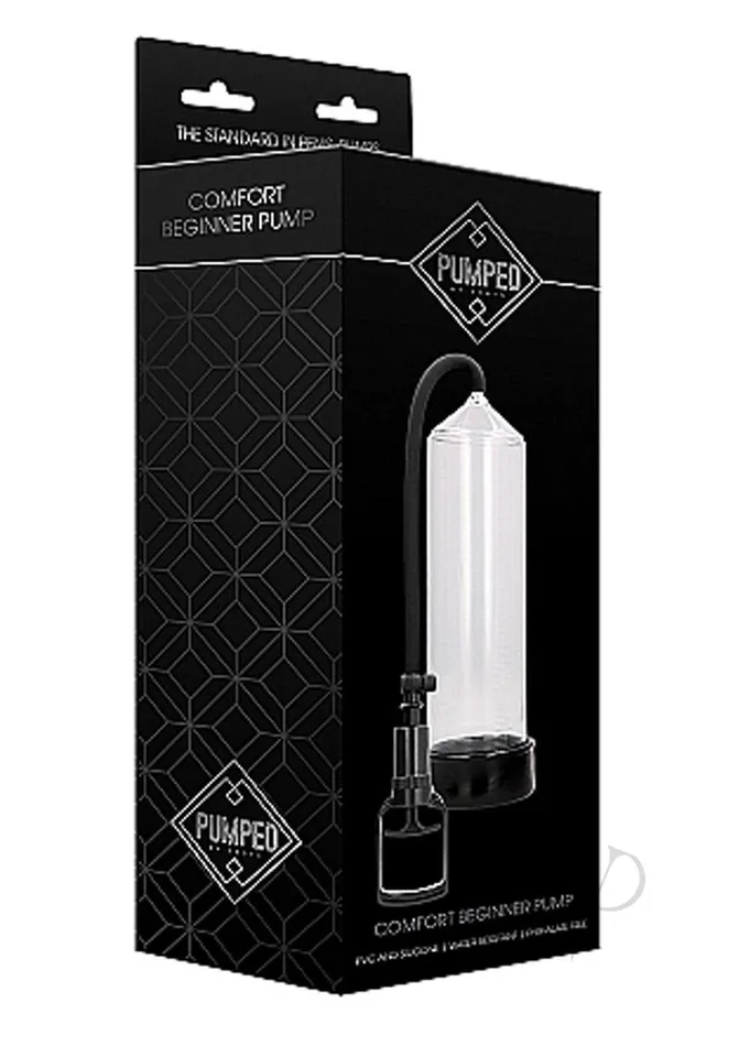 Pumped Male Sex Toys Pumped By Shots Comfort Beginner Penis Pump Clear