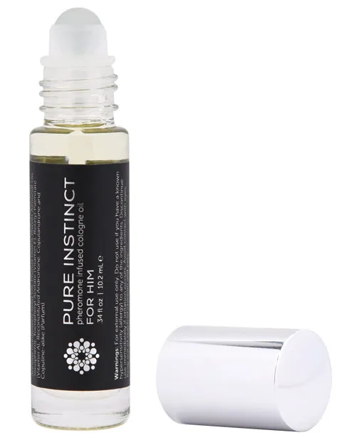 Pure Instinct Pheromone Cologne Oil For Him Roll On 35oz Pure Instinct Female Sex Toys