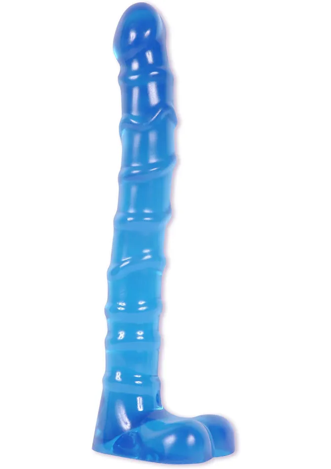 Raging HardOns Slimline Anal Series Ass Play Ballsy Dildo with Balls 9in Cobalt Blue Doc Johnson Anal Raging HardOns Slimline Anal Series Ass Play Ballsy Dildo with Balls 9in Cobalt Blue Doc Johnson Anal